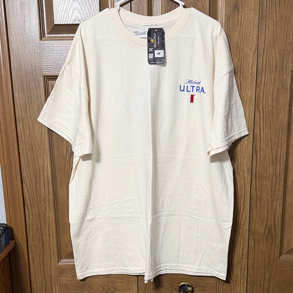 Michelob Ultra Golf Cream Graphic T-Shirt